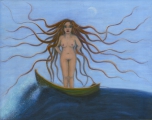 <h5>Sea Goddess</h5><p>Acrylic on Board (giclee print available)</p>