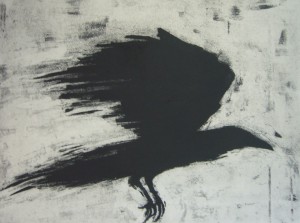 Judy Logan Speed Crow Limited Edition Print
